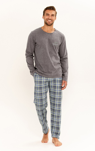 3296 Stuart Piżama męska Taro szary