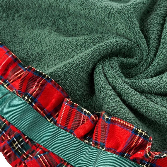 Ręcznik świąteczny Frotte Santa 2 Eurofirany zielony