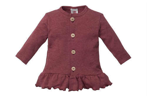 40218B "ROSES" Tunika dla dziewczynki Makoma bordowy