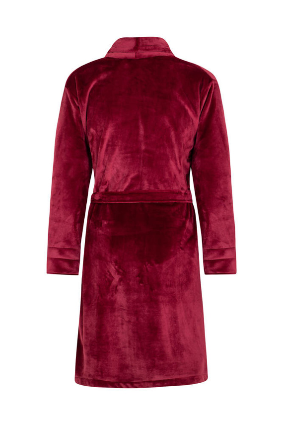 Elen Szlafrok damski polarowy ByShelly - bordowy