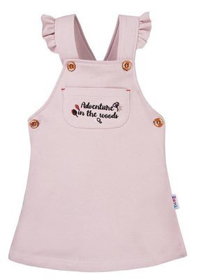 "Adventure" Ogrodniczka dla dziewczynki Ewa Klucze - róż