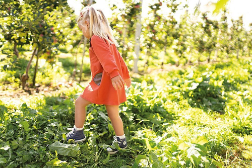 Adventure Tunika dresowa z długim rękawem Ewa Klucze- rudy