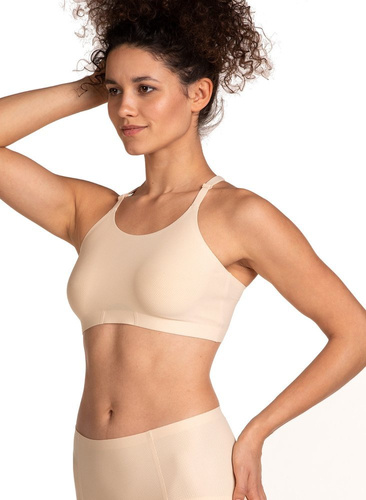 L-POL 5003 TP-06 Biustonosz Top Laser Cut Lama beżowy