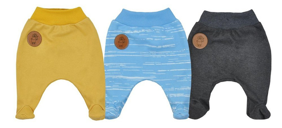 Mountains Półśpiochy bawełniane Koala- żółty 