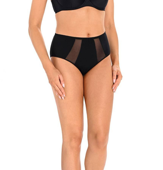 1125 Vicky Figi z wysokim stanem Teyli - czarny