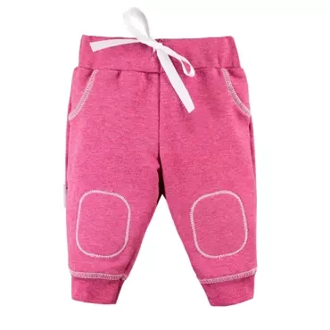 UNIQUE Spodnie dresowe z łatkami Ewa Klucze - bordo