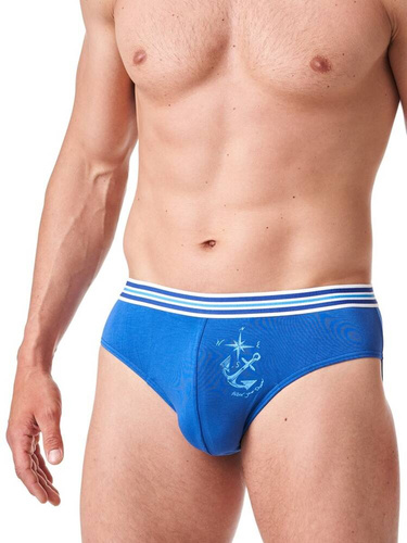 MPP 779 Slipy męskie 2-pak Key granatowy niebieski