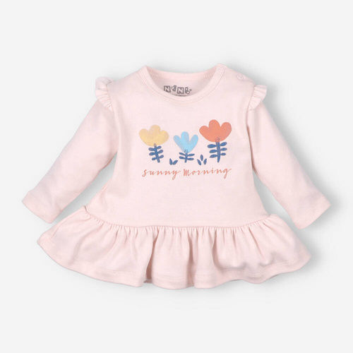 ABN-5167/JAR Tęczowy Ogród Tunika z bawełny organicznej Nini 