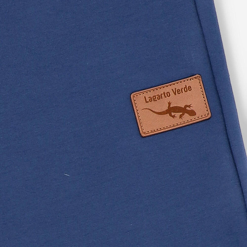 KAR-0040/NIE Spodnie dresowe dla chłopca Lagarto Verde - niebieski