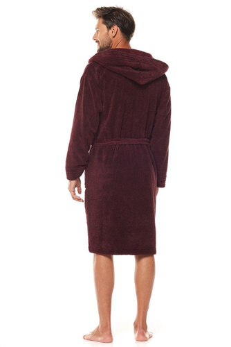 Bruce Szlafrok Męski L&L - szary melanż