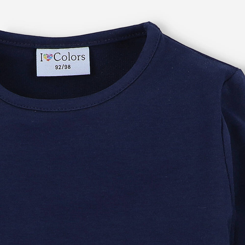 ILC-0017/GRA Bluza dresowa I love Colors - granatowy