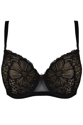19230 Julia  Biustonosz Mediolano  Full Cup  czarny – pełne miseczki, komfort i elegancja
