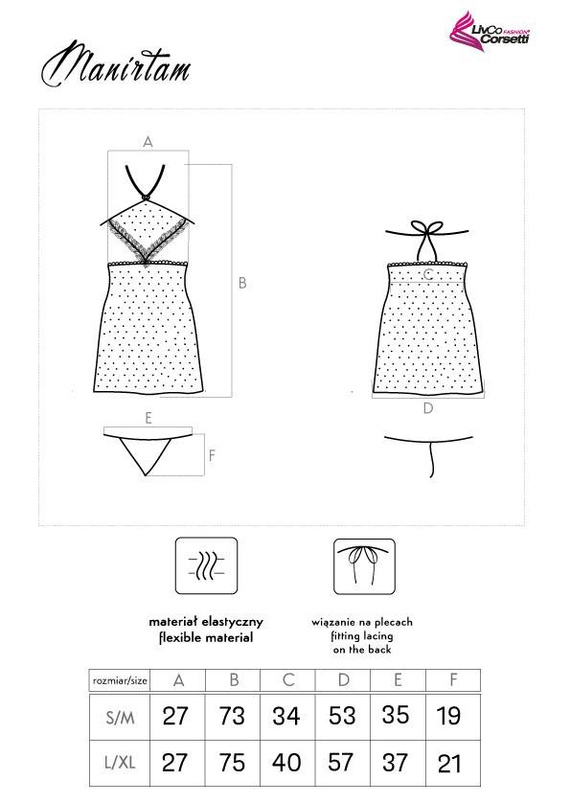 Manirtam Dwuczęściowy komplet damski LivCo Corsetti Fashion