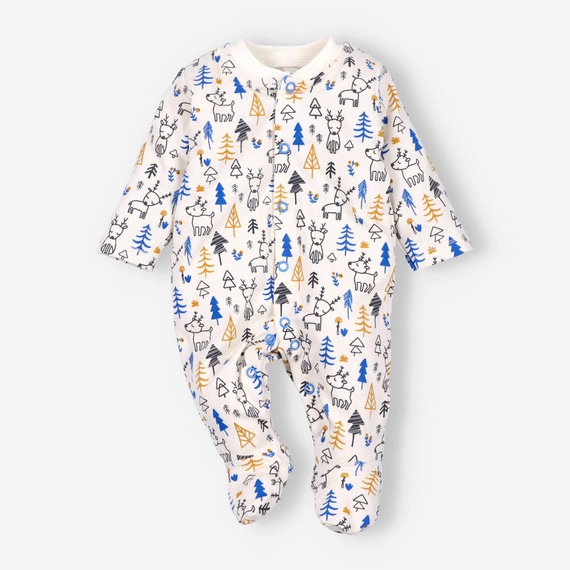 Jelonki Pajacyk z bawełny organicznej Nini druk