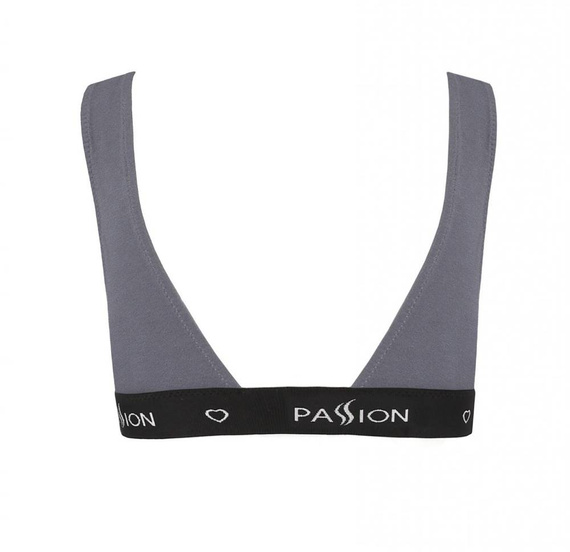 PS015 Top Biustonosz miękki Passion ciemny szary