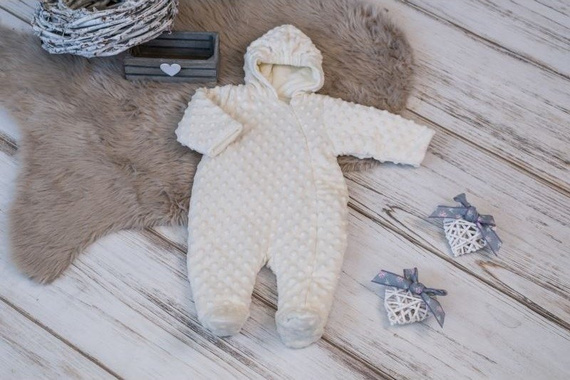 Minky kombinezon niemowlęcy Terjan - miętowy