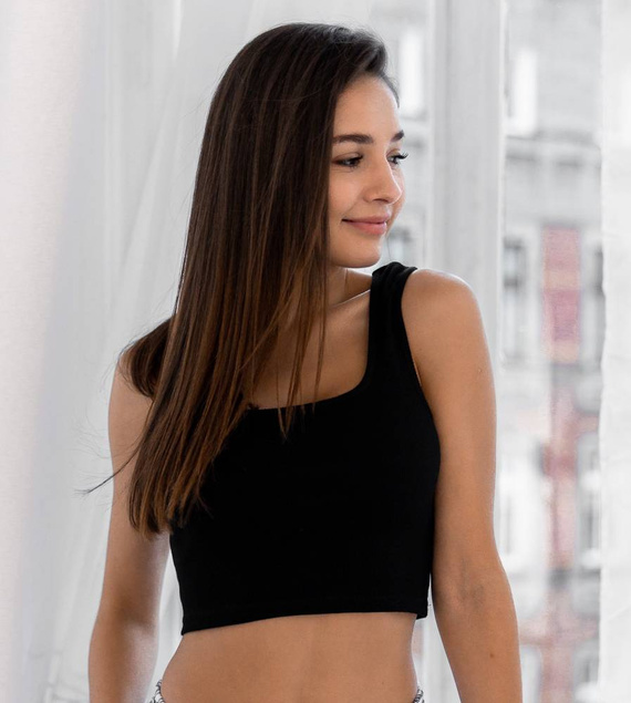 Valia Black Top Sensis - czarny +