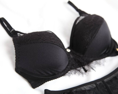 Dorothy biustonosz push-up Unikat czarny