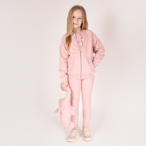 213281 Legginsy dresowe "Nelly" Nicol - różowy