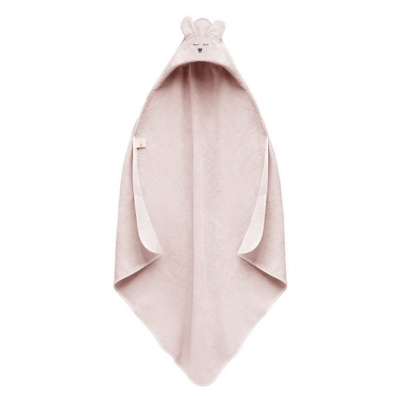 Ręcznik bambusowy z uszami Yosoy - pudrowy róż