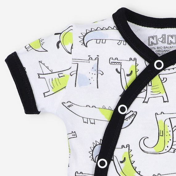 ABN-3681/KRO Crocodiles Body kopertowe z krótkim rękawem Nini