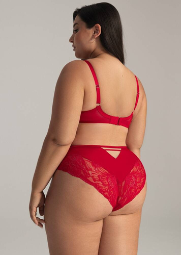 1824/1  Miękki Biustonosz Maxi  Ava czerwony