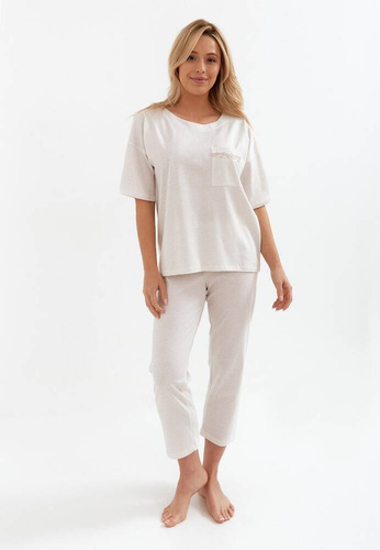 233 Piżama damska Cana -beżowy