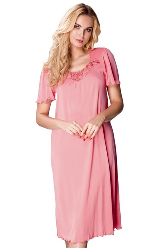 4112 Beatriz halka koszula nocna damska Mewa burgundowy 