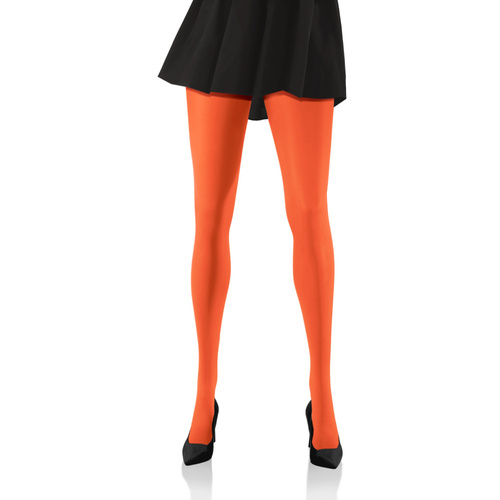 Hiver Rajstopy kryjące 40den Sesto Senso- pomarańczowy neon