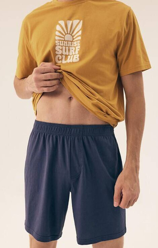 42600 Sun Piżama Męska Henderson - yellow