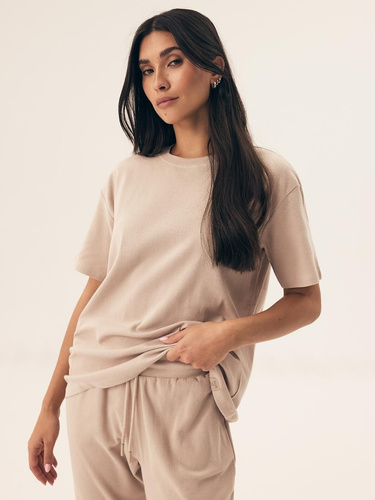 43349 Nilsa Piżama Damska Henderson - beżowy