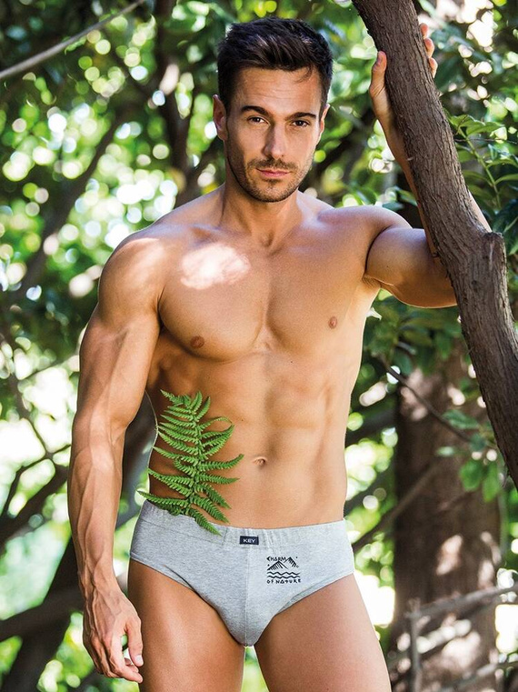 MPP 777 Slipy męskie 2-pak Key- czarny szary