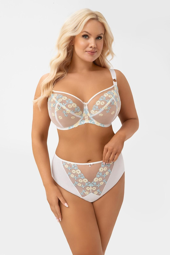 Biustonosz soft Gorsenia Tessa G010 haft tiul duży biust
