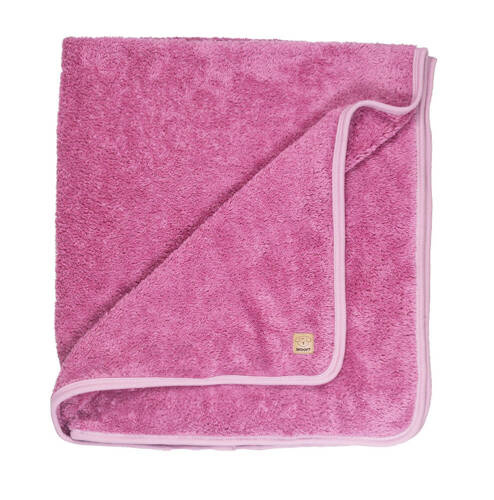 Kocyk polarowy niemowlęcy Martex brudny róż