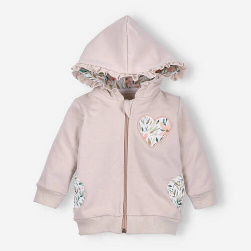 Pink Flowers Bluza dresowa z bawełny organicznej Nini różowy