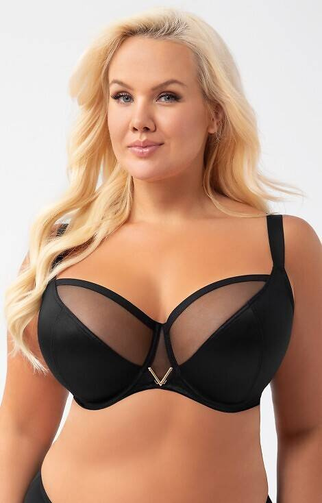 K 564 Vicky Biustonosz miękki Gorsenia czarny