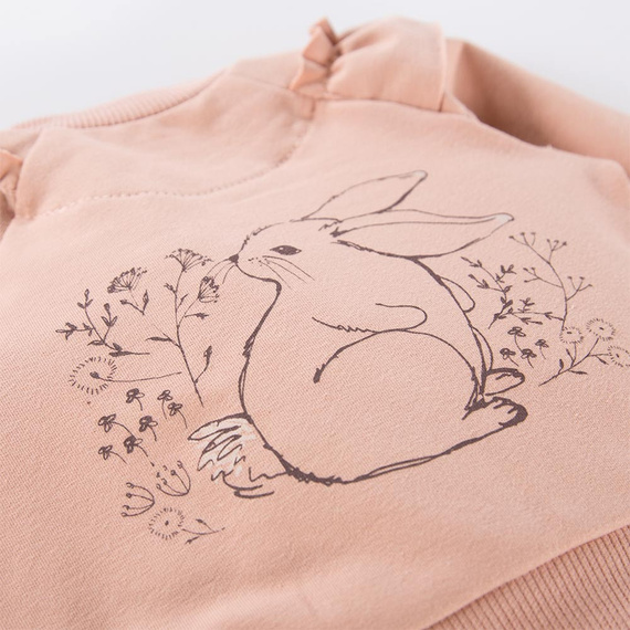 Bloom Komplet dresowy z falbanką Eevi - beżowy