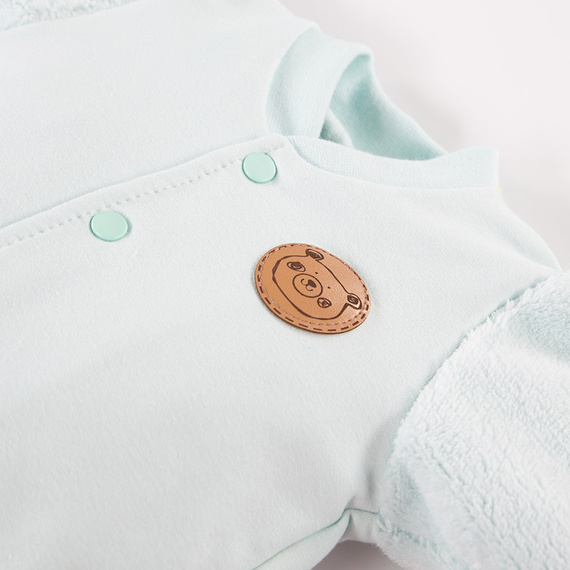 Big Bear Bluza dresowa rozpinana Eevi- miętowy