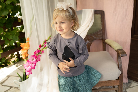 Tres Bien Spódniczka na gumce Pinokio - zielony