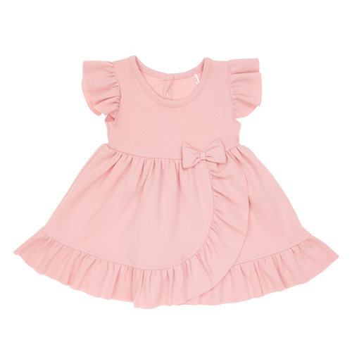 213166 Sukienka z krótkim rękawem "Nelly" Nicol - różowy