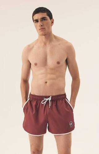 42610 Raven Kąpielówki męskie Henderson - bordowe