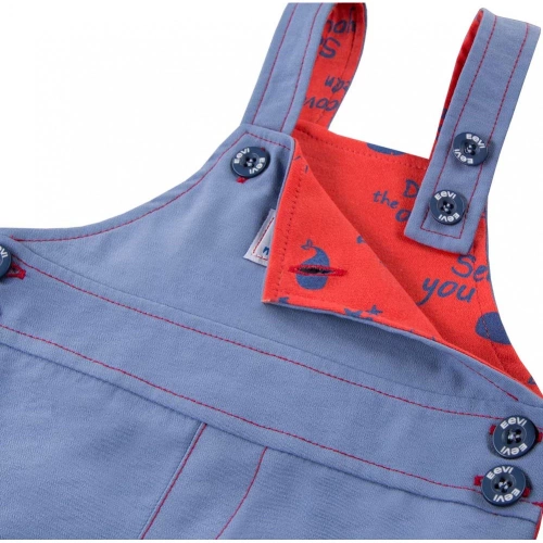 Ogrodniczki chłopięce "Little Sailor" Ewa Klucze - niebieski