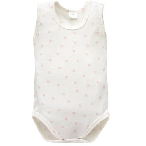 Lovely Day Body na ramiączkach Pinokio - ecru kwiaty