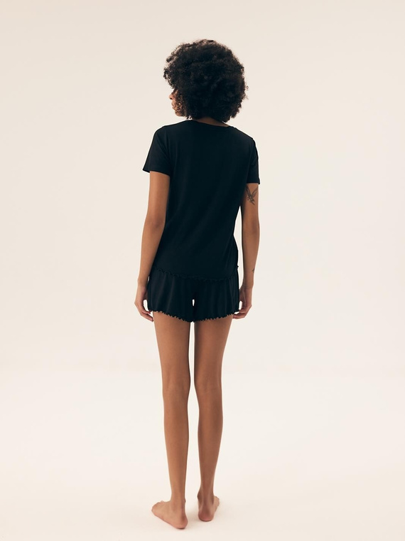 43022 Noves Piżama Damska Henderson - czarny