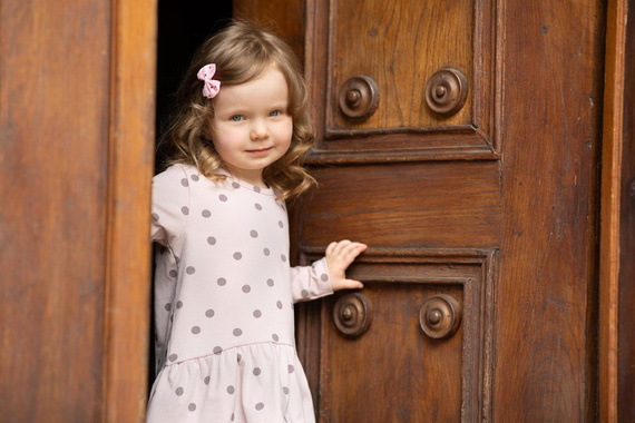 Julia Tunika z nadrukiem Pinokio - róż druk 