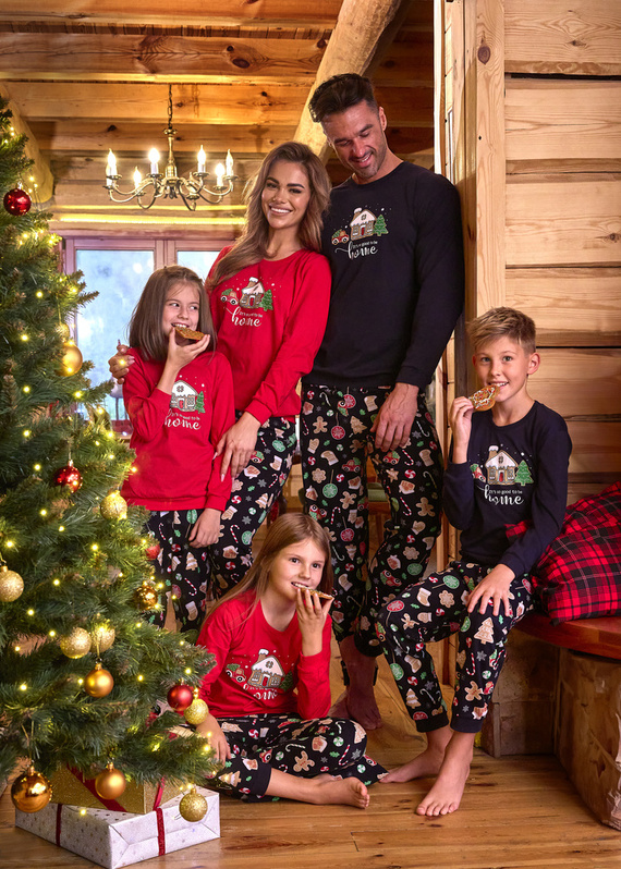 115/256 Home Piżama męska Cornette - granatowy