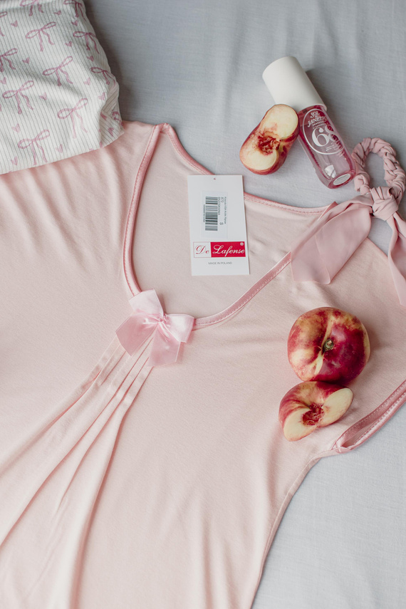 870 Visa Koszula nocna De Lafense - brzoskwinia