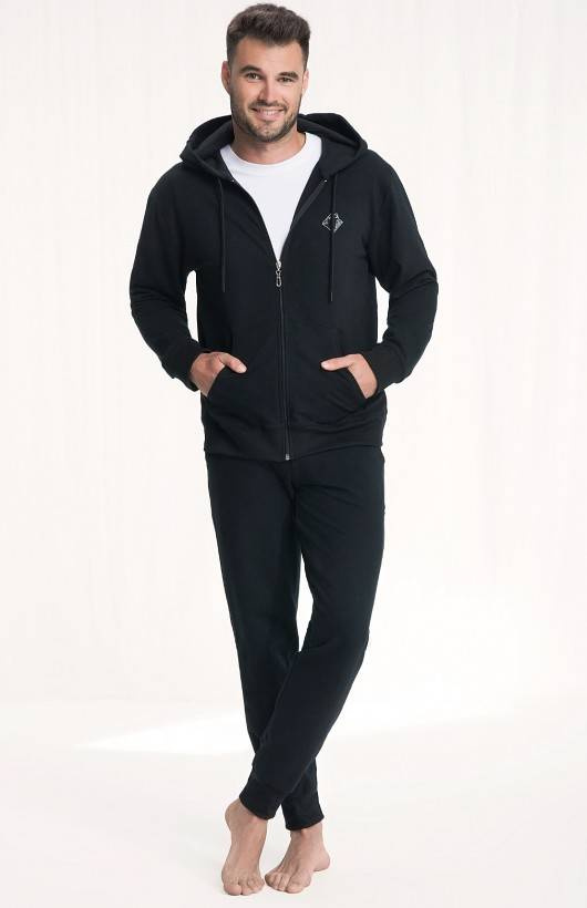 890 Dres męski z kapturem Luna - czarny