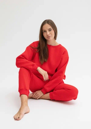 Rehema Bluza dresowa Dkaren - czerwony