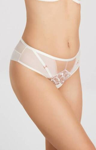 Gorsenia K 869 Cotton Candy Figi damskie brazyliany kremowy